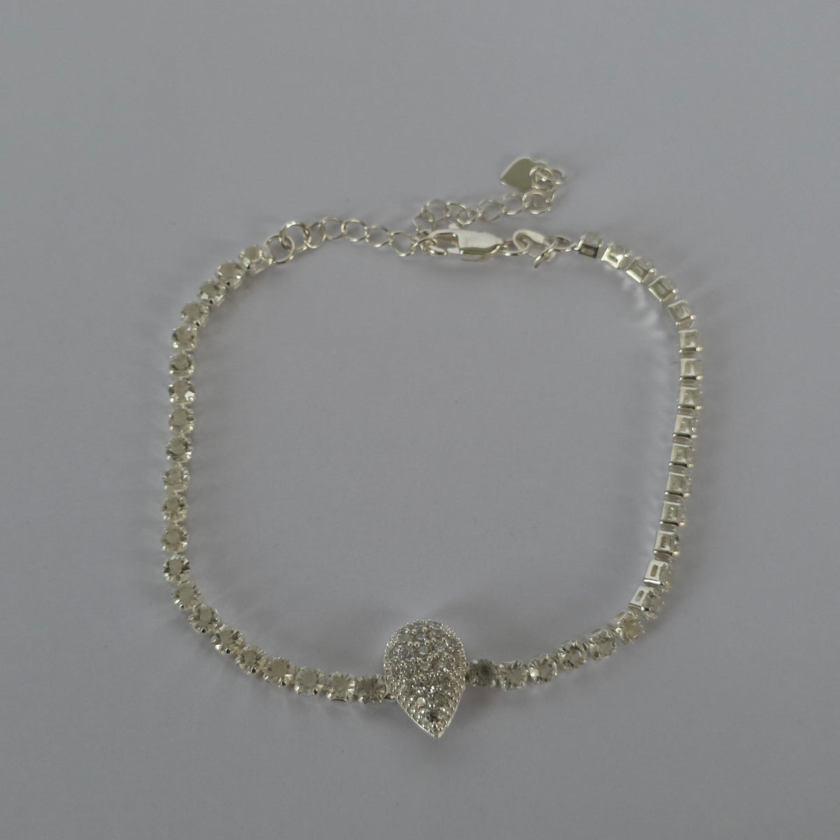 Pulsera Gota con Microcircones en Plata 925