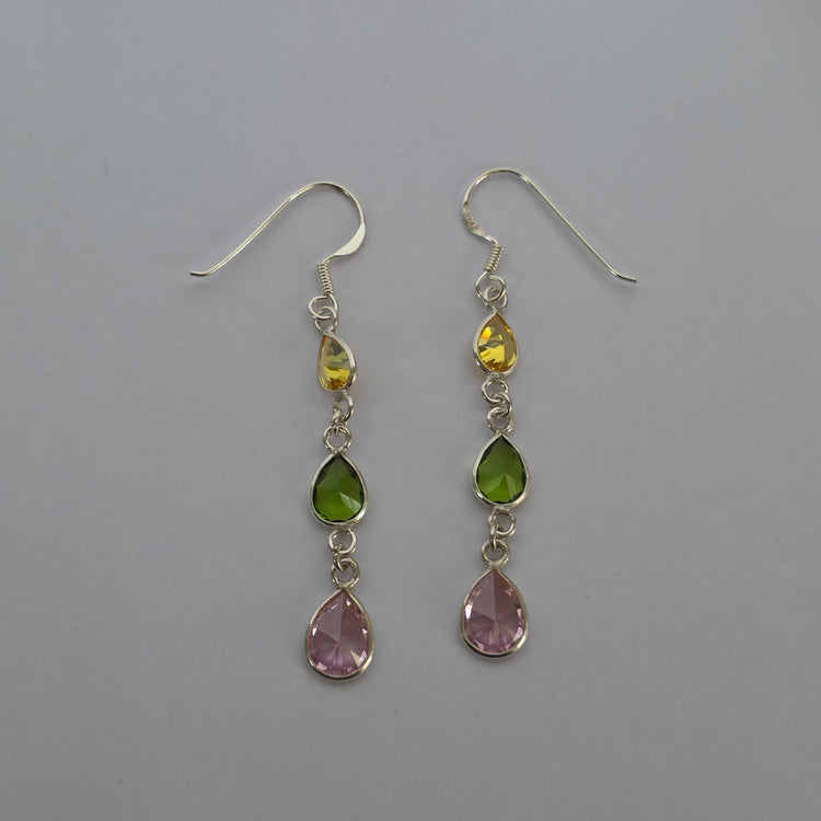 Aros colgantes plata 925