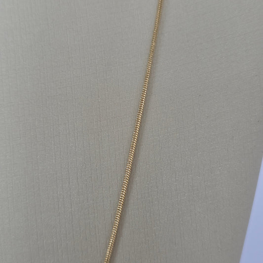 Cadena Snake Fina Baño de Oro 18K — Joyería BomLeón