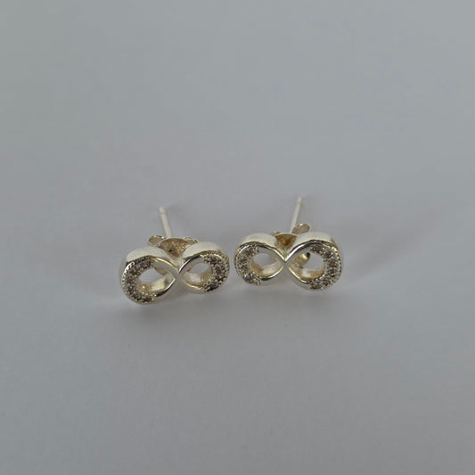 Aros Infinito con Microcircones en Plata 925