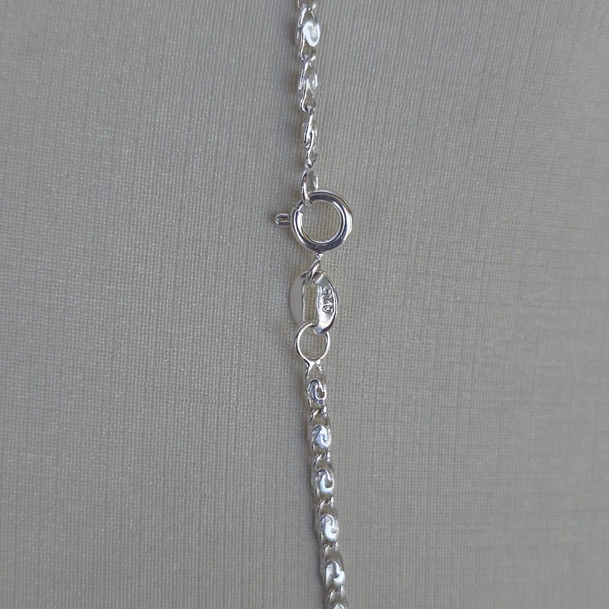 Cadena de Eslabones Ovalados en Plata 925