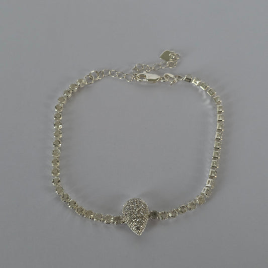 Pulsera Gota con Microcircones en Plata 925
