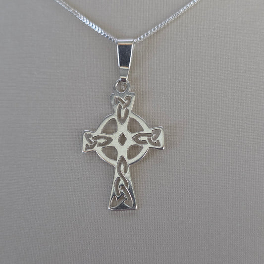 Comprar Colgante Cruz Celta Calada Plata 925 - Joyería BomLeón Chile