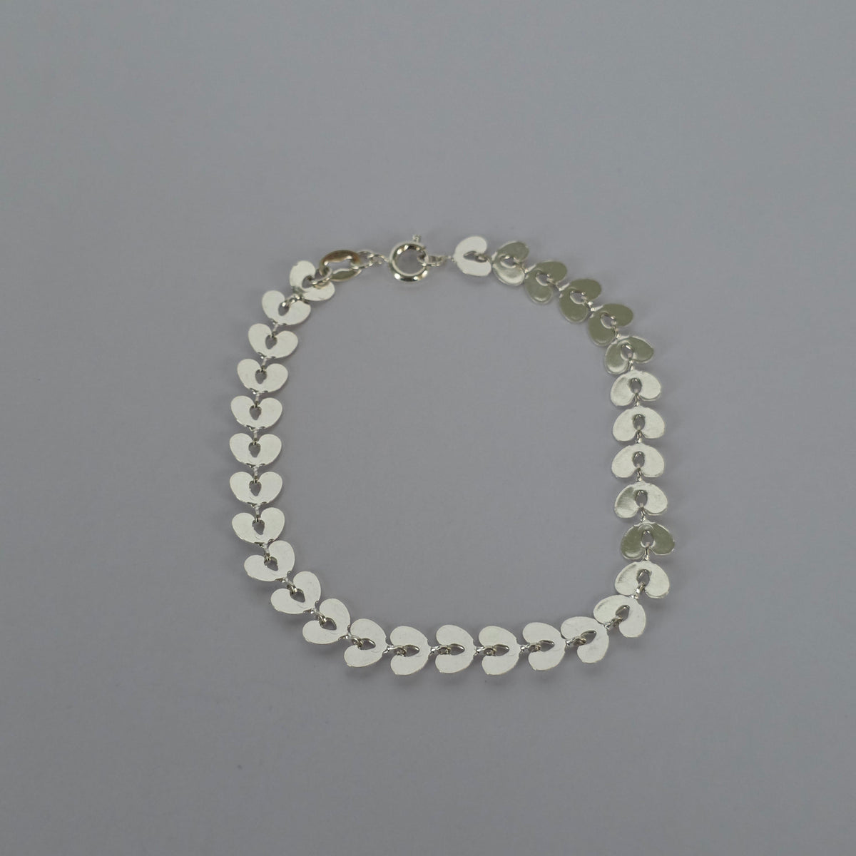 Pulsera de Corazones Enlazados en Plata 925