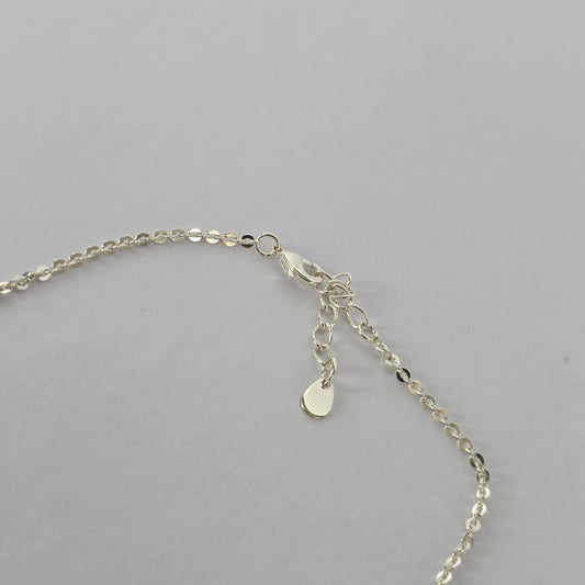 Tobillera Tres Corazones Calados en Plata 925