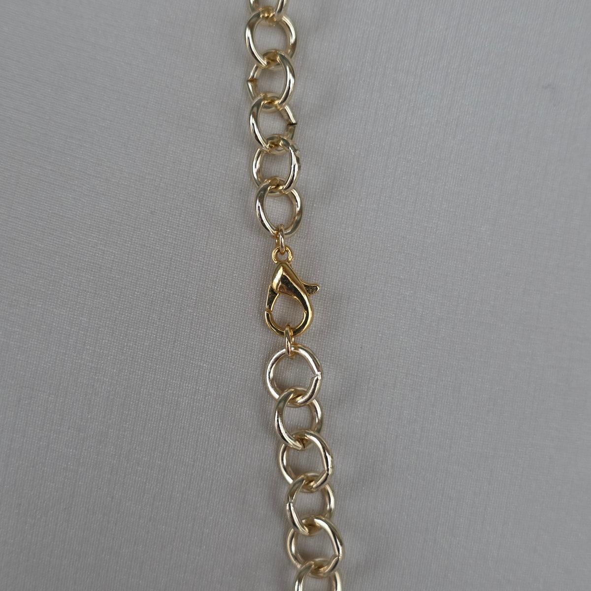 Cadena Rolo Eslabones Redondos Baño de Oro 18K — Joyería BomLeón
