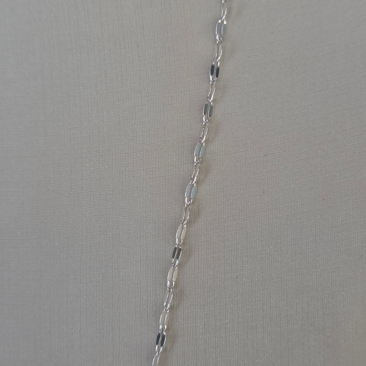 Cadena de Óvalos Facetados en Plata 925