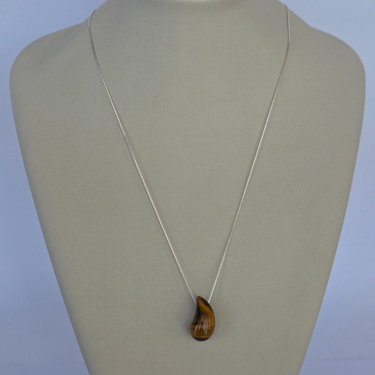 Comprar Cadena con Dije Gota Caramelo en Plata 925 - Joyería BomLeón Chile