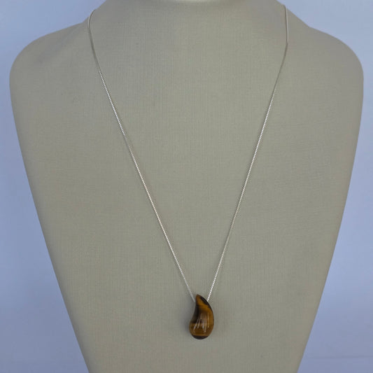 Comprar Cadena con Dije Gota Caramelo en Plata 925 - Joyería BomLeón Chile