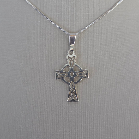 Colgante Cruz Celta Calada Plata 925